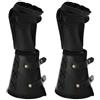 Generic Guanti da cavaliere,1 paio di armature per guanti in pelle artificiale, Guanti robusti di, costume cosplay vichingo per uso esterno autunnale e invernale