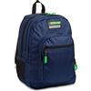 BATMAN Zaino Scuola Seven Freethink Blu Navy Rotondo 44x33x20 cm