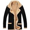 kuiazelit Cappotto invernale da uomo Trench termico spesso giacca imbottita con tasche in pile Sherpa cappotto button down casual all'aperto caldo Peacoat Business Casual Smart Outwear Giacca