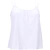 GURU SHOP Maglietta da yoga allentata, top estivo in cotone biologico con stampa, da donna, bianco, 42