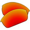 EZReplace Lenti di ricambio per occhiali da sole Oakley Bottlecap (lenti polarizzate AR) - Si adattano al telaio Oakley Bottlecap (aggiornato policarbonato AR rivestito rosso fuoco), Rosso fuoco,