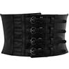 Gwxevce Retro Lady Vita a Forma di Corsetto Cintura Elastica in Pelle Sintetica Larga Vita Elastica