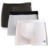 adidas Multipack Boxer (3pk) Cotone Variante 2 - 4A2M02, Boxer a pantaloncino Uomo, Assortito 2 Scuro, S