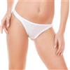 JADEA Slip Donna in Cotone Fianco Basso, Slip Donna Vita Bassa 8023507 (6 Pezzi Nero, 4)