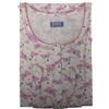Linclalor Camicia da Notte Manica Corta Serafino Raglan (Rosa/Begonia, 60)