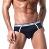 ROSSOPORPORA, Set da 6 Paia di Slip Uomo in Cotone Elasticizzato ed Elastico Esterno. Bianco/Blu/Nero/Grigio 6/XL
