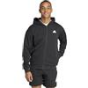 Adidas Future Icons Bos Full Zip Hoodie Felpa con Cappuccio, Nero, M Uomo