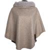 Alviero Martini 1A Classe Alviero Martini Prima Classe Poncho Ecofur Cammello
