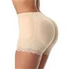 OLEETS Intimo Modellante da Donna - Pantaloncini Rinforzati per L'Anca della Biancheria Intima A Vita Bassa Imbottiti Sexy da Donna S-6Xl Plus Size Lingerie Morbida E Traspirante, M