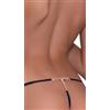 Foly Perizoma Gioiello Ginger in Nikel Free Regolabile con Tassello in Cotone