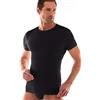 CAGI 3 T-Shirt Mezza Manica Art 5306 100% Cotone Nero TG. 7
