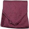 Avantgarde Ascot uomo seta a pois bianchi cashe col rosso bordeaux a pallini seta mad italy colore colour rosso bordeaux red rouge APPLICAZIONE a fantasia 5