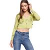 Gaudí Gaudi Cardigan Manica Lunga da Donna Marchio, Modello 311BD53002, Realizzato in Sintetico. S Verde