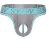 SUKREW - Intimo da Uomo Mutandine a Perizoma - U-Style Classic Thong Silver Sparkle - 1x Taglia L