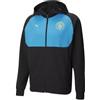 PUMA Giacca da tuta MANCHESTER CITY Nero e blu S, nero/blu, S