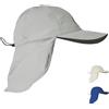 iQ-UV Protezione UV, Protezione Collo, Riciclato, UPF 50+, Blu, Etichettalia Unica