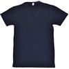ROSSOPORPORA, Set da 3 Magliette Intime Uomo in Cotone Elasticizzato Modello Collo a V. Blu L/5