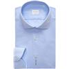 XACUS Camicia Uomo Tessuto Active Shirt 11460002 Tessuto Elasticizzato Celeste Taglia 42