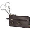 dielle manifatture srl Aeronautica Militare Linea Flag Portachiavi bustina con anelli Moro aM-107 13x7x1 cm