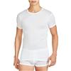 LIABEL Maglietta Intima 100% Cotone Filo di Scozia, Offerta 3-6 Pezzi, Maglietta Intima Uomo in Cotone Filo di Scozia Art. 23 (3 Pezzi Bianco, L)
