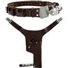 Fortunezone Han Solo Cintura Uomo Pelle Marrone Halloween Cosplay Costume Accessori, marrone, M