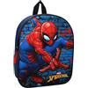 Vadobag L'avventura Rugzak 3D Spider-Man ti aspetta, blu, 32x26x11 cm