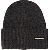 Calvin Klein Cappello Lavorato a Maglia da Uomo con placca Piramide, CK Nero, Taglia Unica