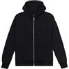 JUVENTUS Felpa Nera Uomo con Cappuccio e Zip Collezione Essential - 100% Originale - 100% Prodotto Ufficiale - Taglia XL