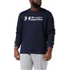 Champion Graphic Shop Authentic - Fall Fleece Crewneck Felpa, Uomo, Blu Marino, L