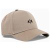 Armani Exchange Essential Classic Embroidered Logo Cappellino da Baseball, Marrone Chiaro, Taglia Unica Uomo