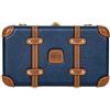 Bric's Brics Bellagio - Borsa a tracolla riciclata 20 cm, Blu/marrone, Taglia unica