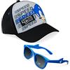 Get Trend Sonic The Hedgehog Cappello Bambino e Occhiali da Sole Bambino Set Cappello con Visiera e Occhiali da Sole Bambini con Protezione UV Cappello Baseball Regolabile Regali per Gamer