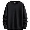 SAUTRV [Autunno Moda Uomo Manica Lunga Casual Maglione Giacca Base Coat, Nero , 6XL