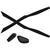 PapaViva Kit di ricambio in gomma per Oakley Chainlink OO9247, Nero , Taglia unica