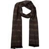 Emporio Armani Sciarpa uomo logo all over 43x185 625060 CC786 brown