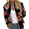 LKRSEEF Giubbotto Primaverile Donna Bomber Donna Giubbotto Bambina Cardigan Giacca Leggera Uomo Estiva Elegante A Vento Giubbino Jeans 100Grammi Moto Cargo Trench Corto Xl Giacche Estive Di Da Primaverili