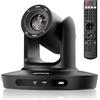 KATOVJJTS Sistema di telecamere PTZ per videoconferenze con zoom ottico 20X, telecamera 4K UHD Live Streaming per culto in chiesa, telecamera USB HDMI funziona con Vmix, Zoom, OBS, YouTube Livestream