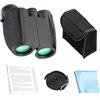 Generic Binocolo compatto impermeabile, completamente multistrato, ottica 10 x 25 facile messa a fuoco con visione chiara a lunga distanza e design con impugnatura leggera, ideale per navigatori