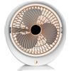 Xnuiasqe Dormatorio Domestico Portatile Ventilatore USB Compatto Desktop Ad Alto B.