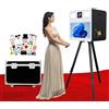 DOWWEI Cabina Fotografica Innovativa con Schermo Touch 21.5 Pollici, Specchio Magico per Selfie, Controllo App, Feste di Compleanno (Black, 21.5Inch)