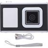 TARSHYRY Videocamera per Schermo IPS per Fotocamera Digitale 48mp con Luce di Riempimento per Viaggi Giornalieri (BLACK)