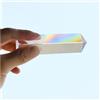 Generic Lenti in vetro ottico Prisma triangolare da 1 pezzo for l'insegnamento di strumenti ottici fisica della luce