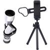 Generic Monoculare telescopico portatile ad alta definizione con supporto per | telefono | Monoculare da viaggio facile per il birdwatching, avventure all'aperto, campeggio, osservazione delle stelle ed ev