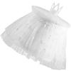 KOMBIUDA Vestito Fotografico Principessa Neonata Gonna Tutù in Laccio e Cappello per Girl e Shower