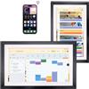 Changingtouch Modifica dello schermo intelligente da 15,6 pollici con Google Play-Installa app Android|Google Digital Calendar & Home Hub|Nessun abbonamento|Batteria incorporata|touchscreen FHD antiriflesso|Orari