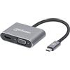 Manhattan Convertitore da USB-C a HDMI e VGA 4 in 1 Power Delivery