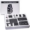 DEVMO Compatibile con fai da te Lightnes Classic Retro Holga Lomo Recesky TLR 35mm Film Twin Lens Reflex Kit