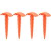 Generic Set di 4 pezzi di plastica per drone grembiule Landing Pad Terra Nail Set Supporto Asta fissa Antivento Chiodo per attività all'aperto