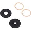 Generico Ricambio Compatibile con Xiaomi Redmi Note 11E 22041219C / Redmi 10 5G 22041219G 22041219NY / Redmi 11 Prime 5G KIT LENTI lente OBBIETTIVO vetrino scocca lente fotocamera BACK camera + BIADESIVO