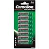 Camelion - Confezione da 8 batterie AA LR06, ottima durata, verde